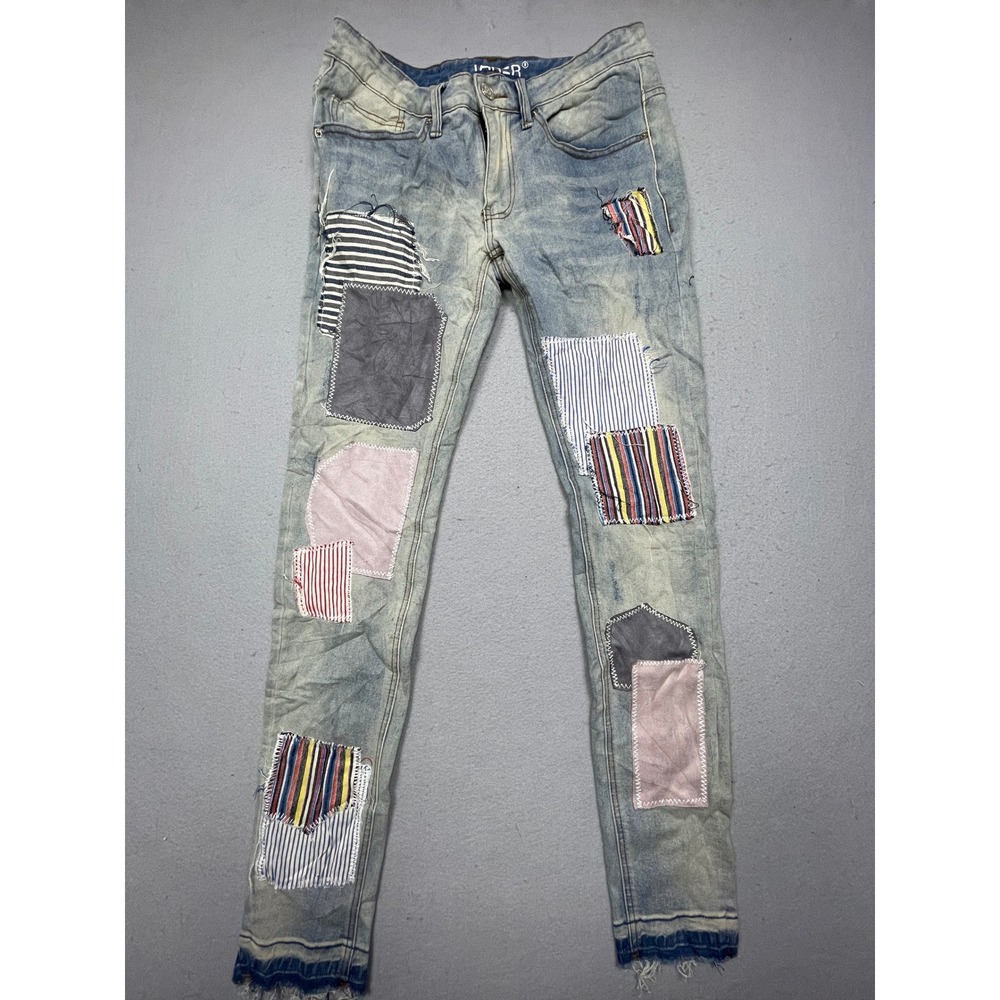 Taker Jeans Denim Cotton Blend Light Wash 30x32 Mens